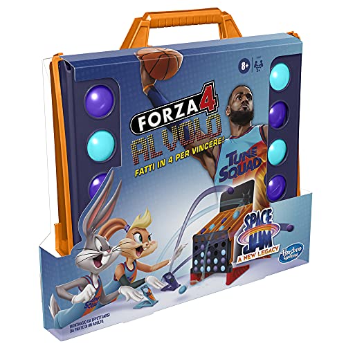 Hasbro Gaming Fuerza 4 al Vuelo: Space Jam A New Legacy Edition, Dos o más Jugadores, Juego para niños a Partir de 8 años, F2687103