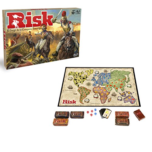 Hasbro Gaming Juego de Mesa Risk, B7404105 + Trivial Pursuit (Versión Española) (E1921105)