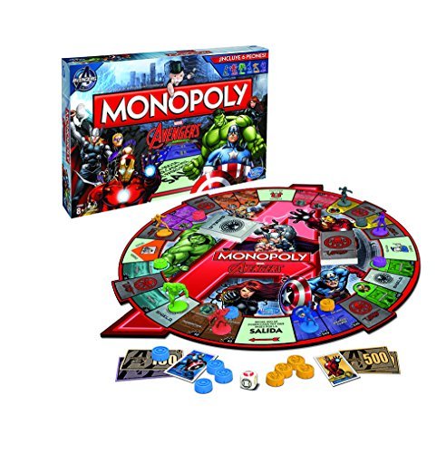 Hasbro - Juego de Mesa Monopoly, con diseño Avengers B0323105