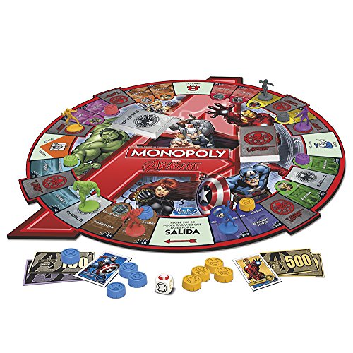 Hasbro - Juego de Mesa Monopoly, con diseño Avengers B0323105