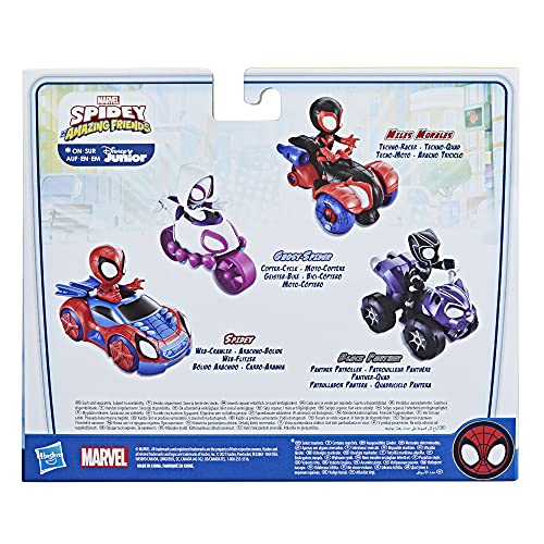 Hasbro Marvel Figura de acción de Spidey y vehículo rastreador arácnido de Marvel Spidey and His Amazing Friends, para niños a Partir de 3 años, F1940