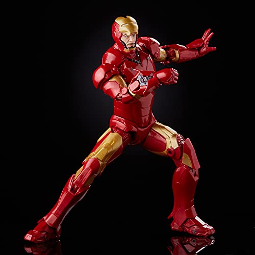 Hasbro Marvel Legends Series - Figura de Iron Man Mark 3 de 15 cm - Personaje de la Saga Infinity - Diseño Premium - Figura y 5 Accesorios