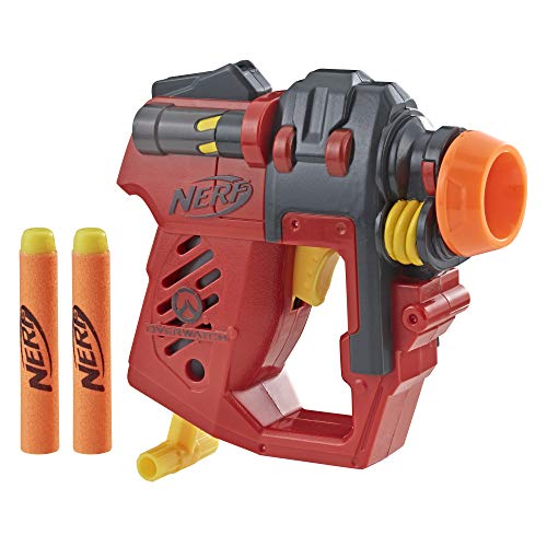 Hasbro- Nerf Overwatch MicroShots: Torbjorn, clásico Lanzador en Formato Micro, Color (E3569ES0)