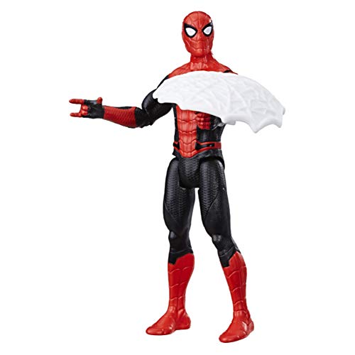 Hasbro Spider-Man - Far from Home Web Shield Spider-Man Action Figuras de 15 cm, Multicolor, E4123ES0