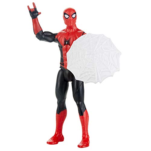 Hasbro Spider-Man - Far from Home Web Shield Spider-Man Action Figuras de 15 cm, Multicolor, E4123ES0