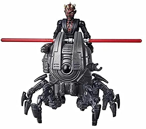 Hasbro Star Wars Mission Fleet Gear Class Darth Maul Sith Probe Pursuit Figura y vehículo Escala 6 cm, niños de 4 años en adelante, E9603