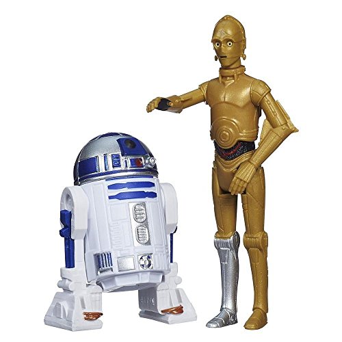 Hasbro Star Wars Rebels Mission Series - Juego de 2 figuras de juguete C-3PO y R2-D2 A8657