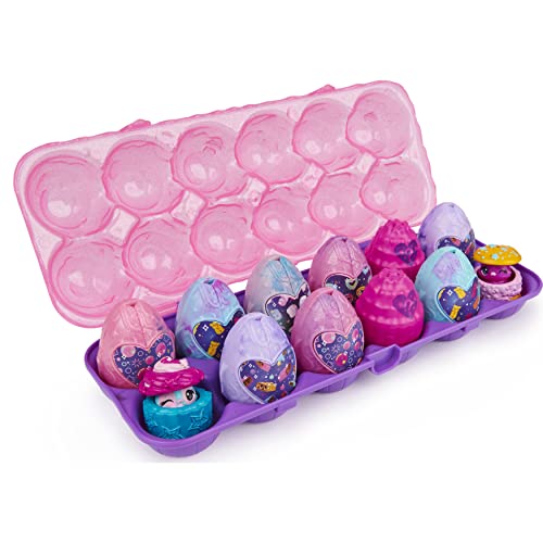 HATCHIMALS CollEGGtibles, Cosmic Candy Edición Limitada Secret Snacks Paquete de 12 Huevos, para niños de 5 años en adelante