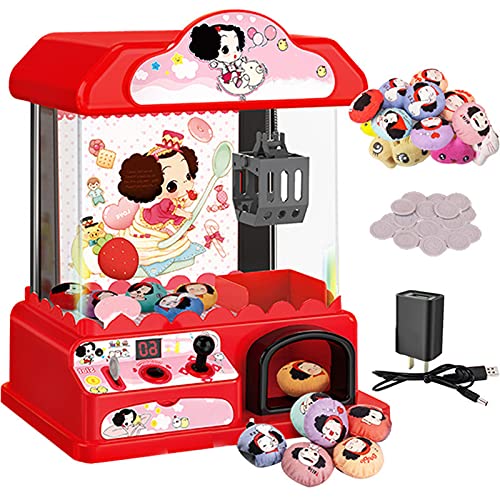 Hchao Candy Grabber Machine Toy, Juego de Arcade Retro, Mini Juego de Arcade electrónico, Luces LED y Juegos de Arcade de Sonido, 60 Segundos Temporizador, para niños de 3 años de Edad.