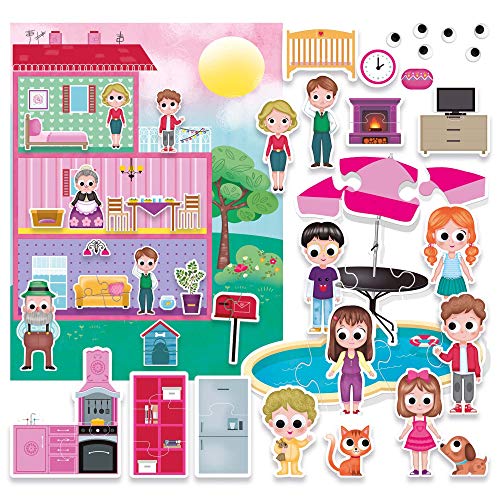 Headu The Doll's House. Juego educativo para niños y niñas de 3-6 años. Juego de Inteligencia personal para desarrollar historias y situaciones.