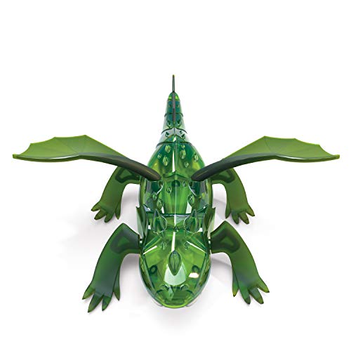 HEXBUG Dragón de Control Remoto, Juguete Recargable para niños, Figura de Dinosaurio robótico Ajustable, los Colores Pueden Variar