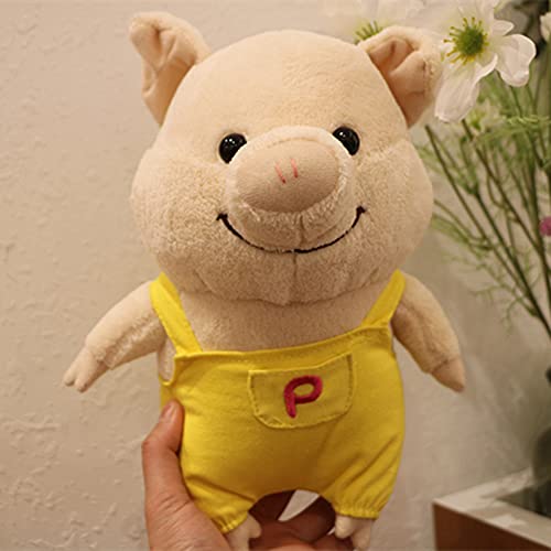 HIL 28CM Lindo Cerdito Muñeco De Peluche Muñeca De Juguete Arnés De Cerdo Juguetes De Peluche Juguetes De Los Niños Muñeca De Peluche Regalos Para Niños Regalo De Cumpleaños Regalos Creativos,B