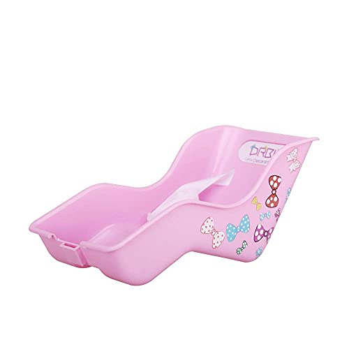 HILAND DRBIKE - Asiento infantil para muñeca con pegatinas, para niñas, accesorio para bicicleta infantil, color lila y rosa