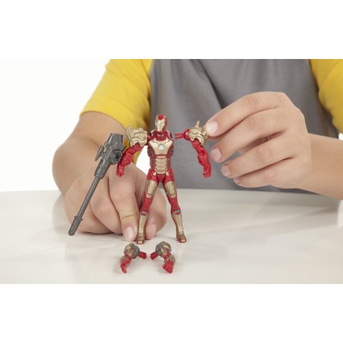 Hombre De Hierro De Marvel 3 Ensamblador -Mark 42 Iron Man [Importado De GB