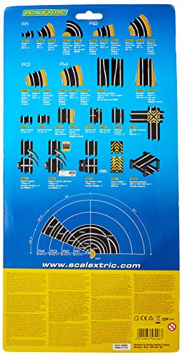 Hornby - Tramo de Pista de Coches de Slot (1x25x16 cm) (C8206)