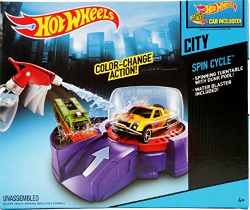 Hot Wheels Color Shifters Spin Cycle Deluxe Playset by