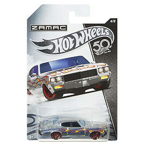 Hot Wheels Mattel 50th Anniversary Zamac Model Cars Set de 8 FRN23