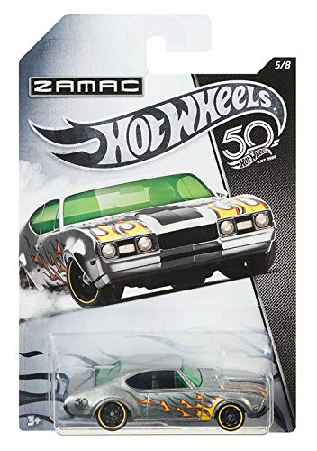 Hot Wheels Mattel 50th Anniversary Zamac Model Cars Set de 8 FRN23