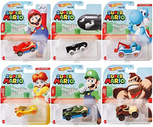 Hot Wheels Nintendo Character Cars 2021 Mix 1