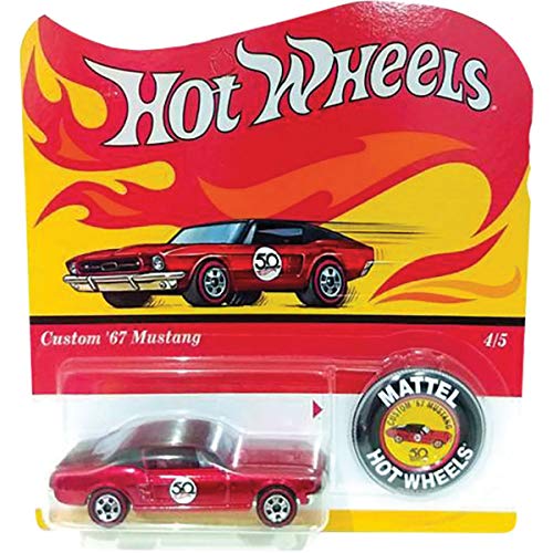 Hot-Wheels Redline Replica 50 Aniversario Conjunto de 5 2018