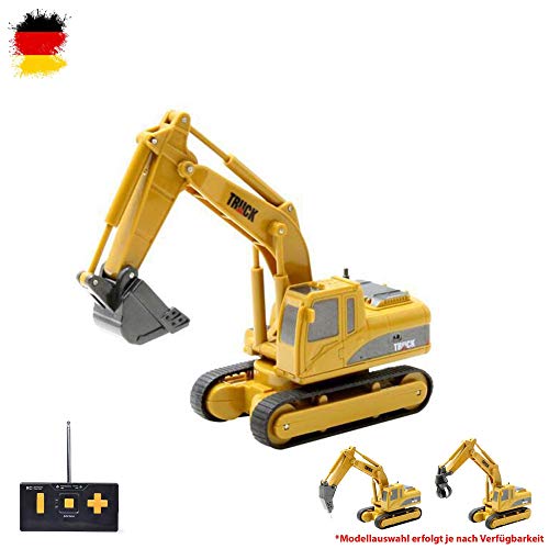 HSP Himoto RTR. Mini excavadora de orugas teledirigida con mando a distancia, escala 1:64, batería integrada