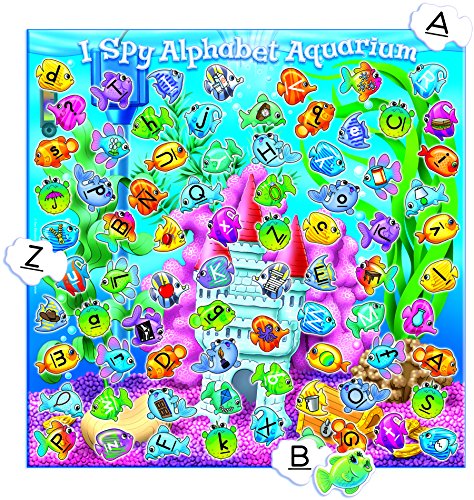 I Spy Alphabet Aquarium: Search the Aquarium for Fish with Uppercase Letters, Lowercase Letters, or Beginning Sounds [With 26 Fish-Shaped Game Cards a (Early Learning Games)