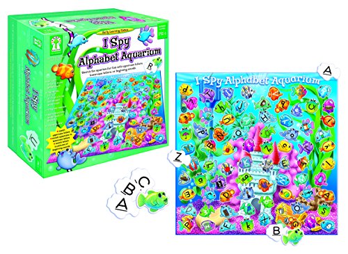 I Spy Alphabet Aquarium: Search the Aquarium for Fish with Uppercase Letters, Lowercase Letters, or Beginning Sounds [With 26 Fish-Shaped Game Cards a (Early Learning Games)