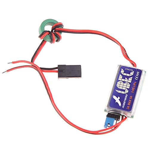 ICQUANZX 5V 3A Modo de conmutación UBEC, MAX 5A RF más bajo para helicóptero RC, Avión, Quadcopter, RC Cars MAX 5A RF más bajo