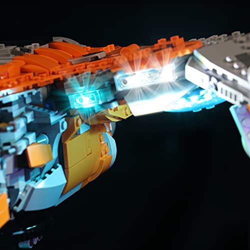 icuanuty Kit de Iluminación LED para Lego 76193, Kit de Luces Compatible con Lego Nave de los Guardianes de la Galaxia (No Incluye Modelo Lego)