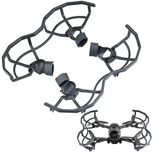 iEago RC Protector de hélices para dron DJI FPV Drone, semicerrado, protección anticolisión, anillo de protección para hélices de drones compatible con DJI FPV dron accesorios