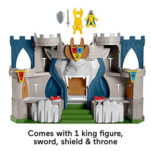 Imaginext Castillo aventuras Set de juego con figura de juguete y accesorios, regalo para niños +3 años (Mattel HCG45)