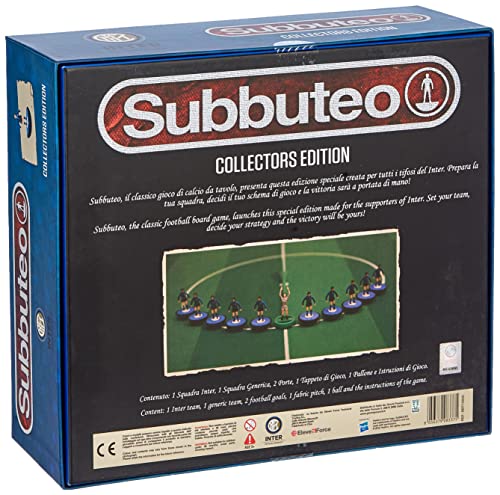 Inter National Soccer Club FC, Subbuteo Playset Collectors Retro Edition, Multicolor (Eleven Force BBT10000)