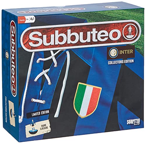 Inter National Soccer Club FC, Subbuteo Playset Collectors Retro Edition, Multicolor (Eleven Force BBT10000)