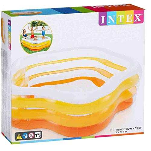 Intex 56495NP - Piscina hinchable, colores aleatorios, 185 x 180 x 53 cm, 460 litros