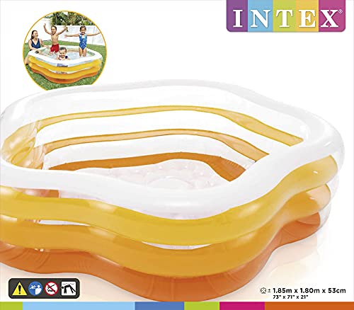 Intex 56495NP - Piscina hinchable, colores aleatorios, 185 x 180 x 53 cm, 460 litros