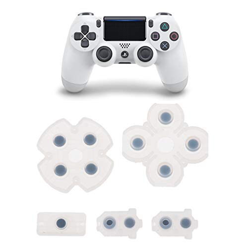 IOOOFU Para 4 Almohadillas de Goma de Silicona conductora del Controlador PS4 Almohadilla JDS JDM 030