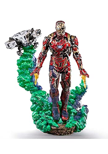 Iron Studios- Figura BDS Art Scale 1/10 Marvel Spider Iron Man Illusion (Kli087)