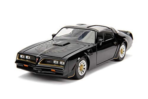 Jada Toys 253203041 Fast & Furious Tego's 1977 Pontiac Firebird - Coche Tuning a Escala 1:24 con Apertura de Puertas, capó y Maletero, Rueda Libre, Color Negro