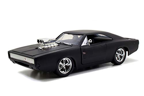 Jazwares Fast and Furious – Dom's Dodge Charger, 97174, Escala 1/24