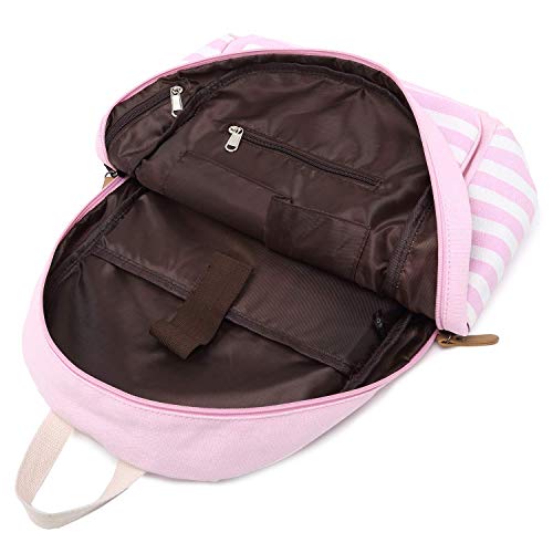 JIELANGSHI Mochila Escolar para niños (Rosa)