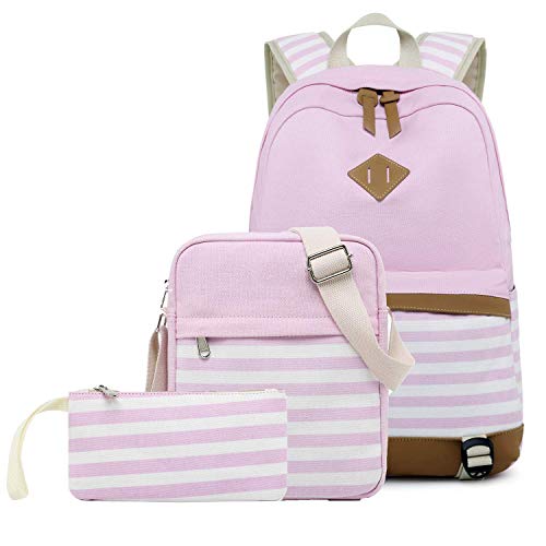 JIELANGSHI Mochila Escolar para niños (Rosa)