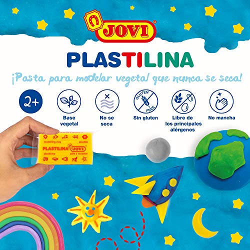 Jovi - Plastilina, 15 unidades, colores surtidos, 150 gramos (71S)