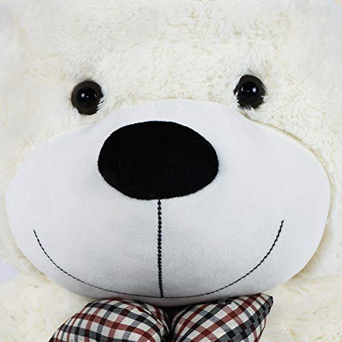 Joyfay Marca oso de peluche 100 - 200 cm gigante de la muñeca de juguete suave de la felpa de peluche oso de peluche de juguete oso peluche gigante peluches gigantes osos de peluche gigantes (120 cm, Blanco)