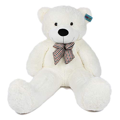 Joyfay Marca oso de peluche 100 - 200 cm gigante de la muñeca de juguete suave de la felpa de peluche oso de peluche de juguete oso peluche gigante peluches gigantes osos de peluche gigantes (120 cm, Blanco)