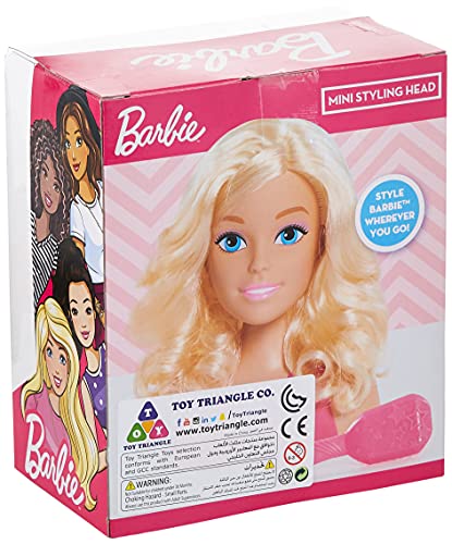 JP Barbie JPL63415 Flair JP Barbie Mini Blonde Styling Head, Multicolor