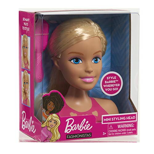 JP Barbie JPL63415 Flair JP Barbie Mini Blonde Styling Head, Multicolor