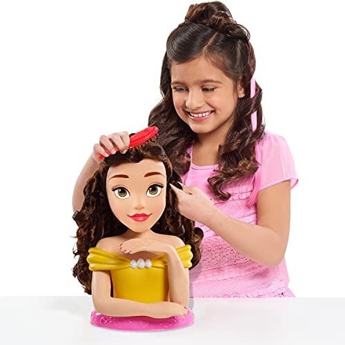 JP Disney Styling JPL87355 Disney Princess Belle Deluxe Cabeza de Peinado