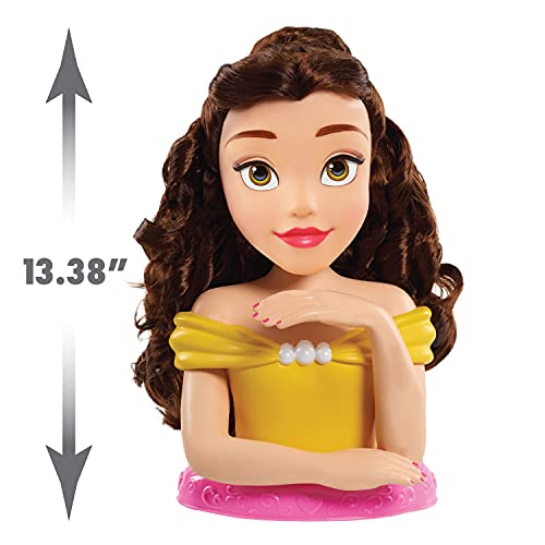 JP Disney Styling JPL87355 Disney Princess Belle Deluxe Cabeza de Peinado