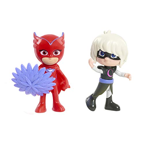 JP PJ Masks PJM65L00 PJ Masks Juego de 2 Figuras, Serie 2-Owlette y Luna Girl