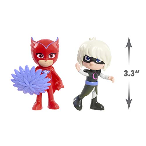 JP PJ Masks PJM65L00 PJ Masks Juego de 2 Figuras, Serie 2-Owlette y Luna Girl